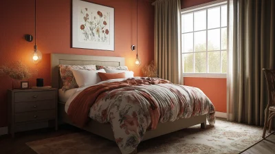 Elegant Fall Farmhouse Bedroom