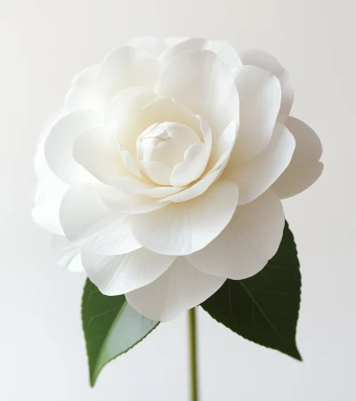 White Camellia Flower