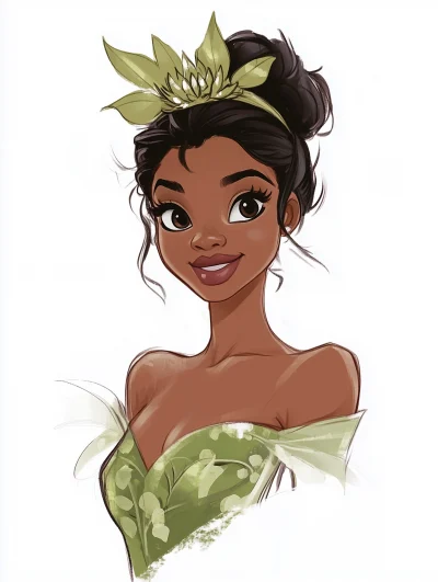 Princess Tiana Sketch