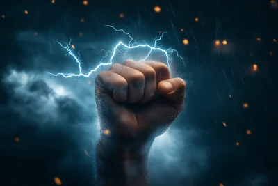 Powerful Lightning Fist