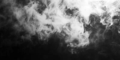 Abstract Monochrome Smoke Background