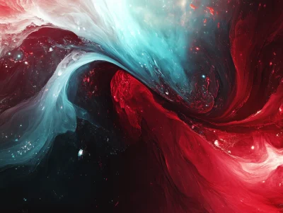 Abstract Fluid Nebula Glow