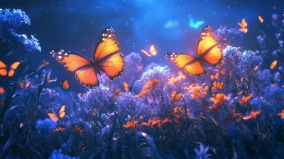 Neon Butterflies