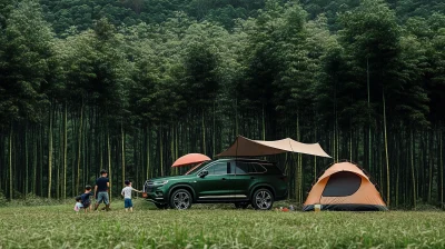 Mountainous Countryside Camping