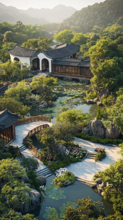 Aerial View of Suzhou