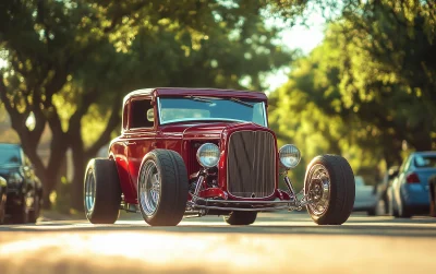 Hot Rod Model T Ford on Texan Street