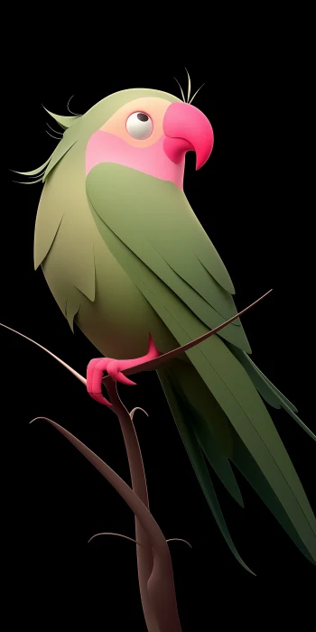 Big Pink Beak in 3D