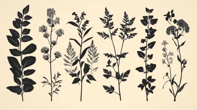 Herbs Illustration Concept