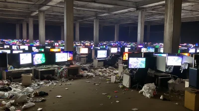 LAN Party in a Concrete Room