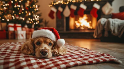 Cozy Christmas Living Room