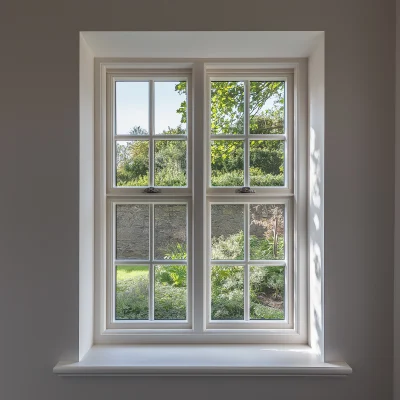 Modern English Home Window View