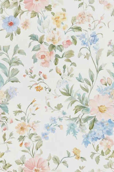 Vintage Floral Wallpaper