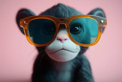 Monkey with Sunglasses