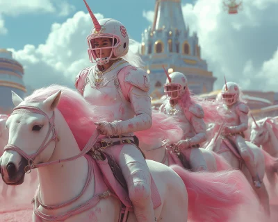 Pirate Football Helmets and Pink Unicorns