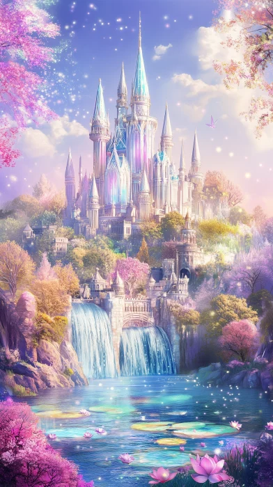 Majestic Pastel Castle