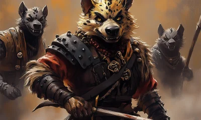 Gnoll Conquistadors in a Dense Swamp