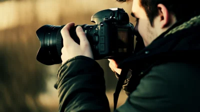 Photographer Capturing a Photograph