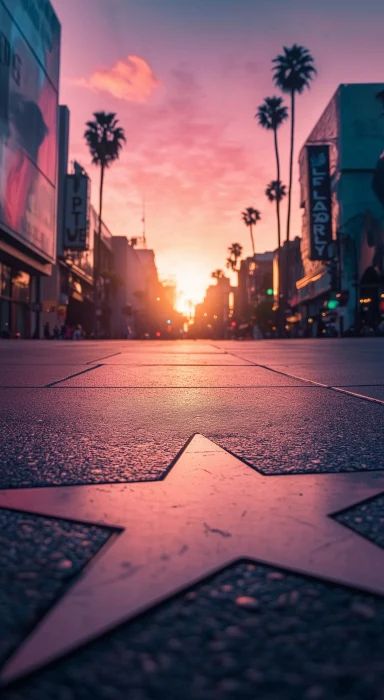 Hollywood Boulevard Evening Glow