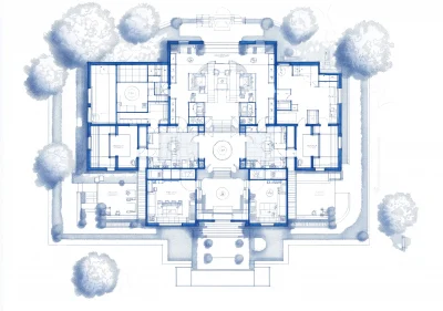 Elegant Mansion Floor Plan