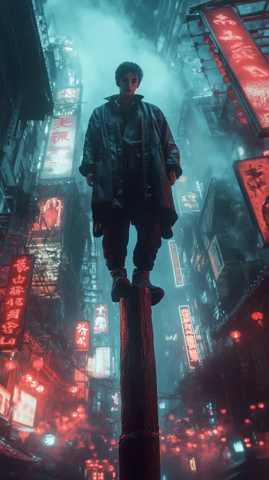 Cyberpunk Style Poster