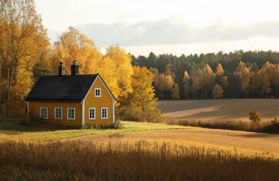 Autumn in Swedish Countryside