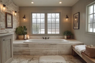 Farmhouse Bathrooms