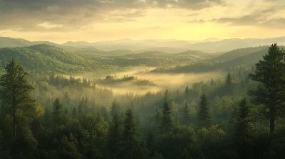 Endless Forest Landscape