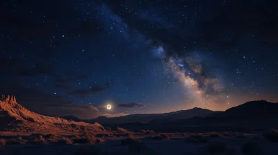 Desert Night Sky