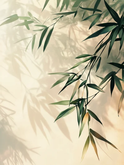 Bamboo Leaves Illustration