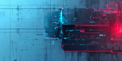 Cyberpunk Grunge Background