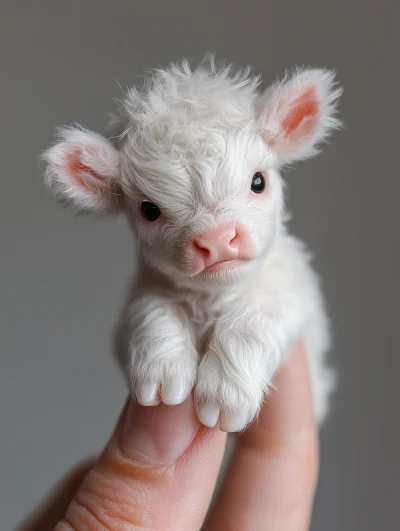 Miniature Baby Highland Cow