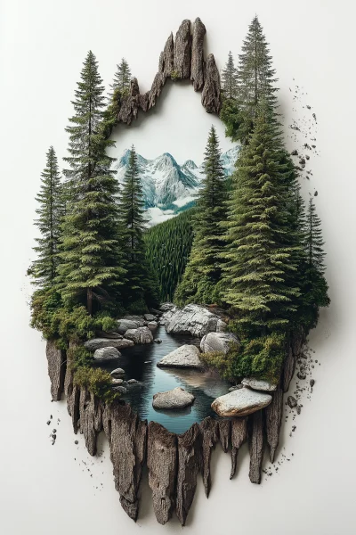 Creative Forest Landscape