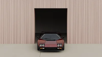 Minimalistic Super Sport Car