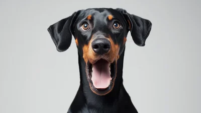 Doberman Shocked Expression