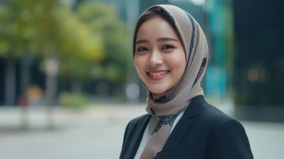 Smiling Malaysian Business Woman