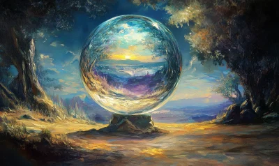 Crystal Ball Painting