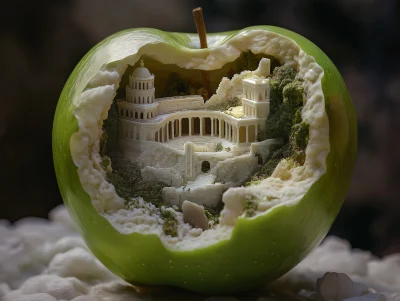 City in an Apple