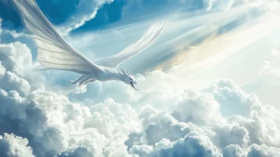 White Dragon in the Sky