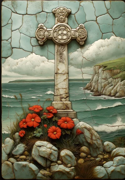 Celtic Cross on the Coast