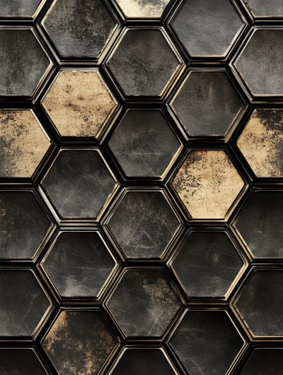 Hexagon Background Pattern for Tattoo