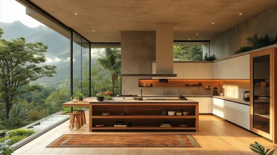 Mountain Cabin Kitchen