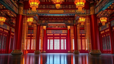 Majestic Chinese Palace Interior