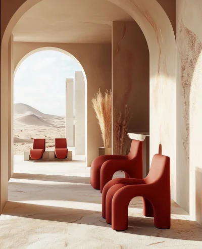 Minimalist Desert Interior Design