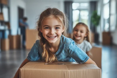 Young Family Moving Day