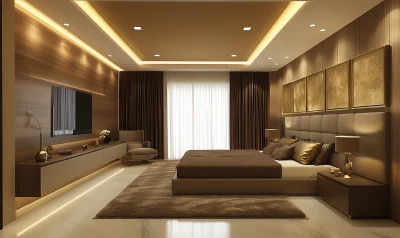 Modern Decorated Bedroom