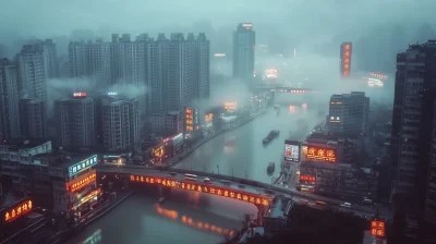 Panoramic Street View in Chongqing