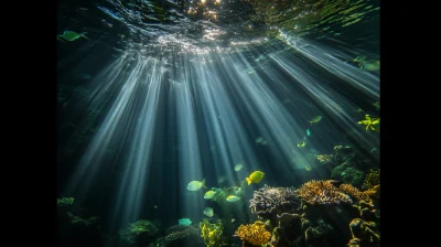 Underwater Sun Rays