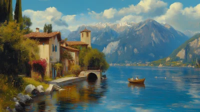 French Riviera Landscape