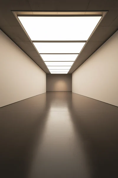 Empty Contemporary Art Gallery