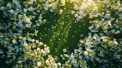 Cherry Blossom Garden